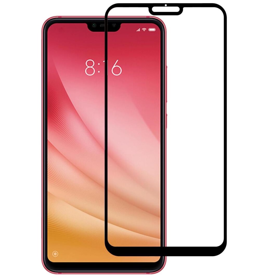 Protectores para celular  para Xiaomi  Mi 8 Lite Templado pantalla full cover Negro