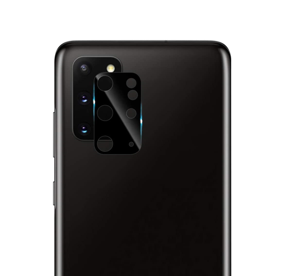 Protectores para celular  para Samsung  S20 Plus Templado p/ c�maras Premium Negro