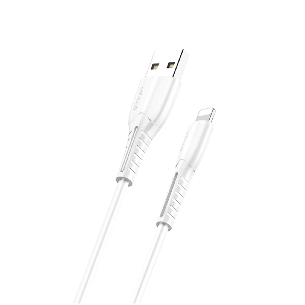 Accesorios y Gadgets  Cable  de datos usb lightning U35 2A 1mt US-SJ364 Blanco
