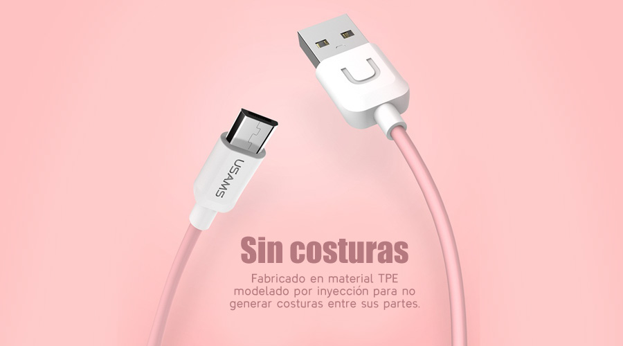 Accesorios y Gadgets  Cable  de datos micro usb UTurn Series 1mt US-SJ098 Negro