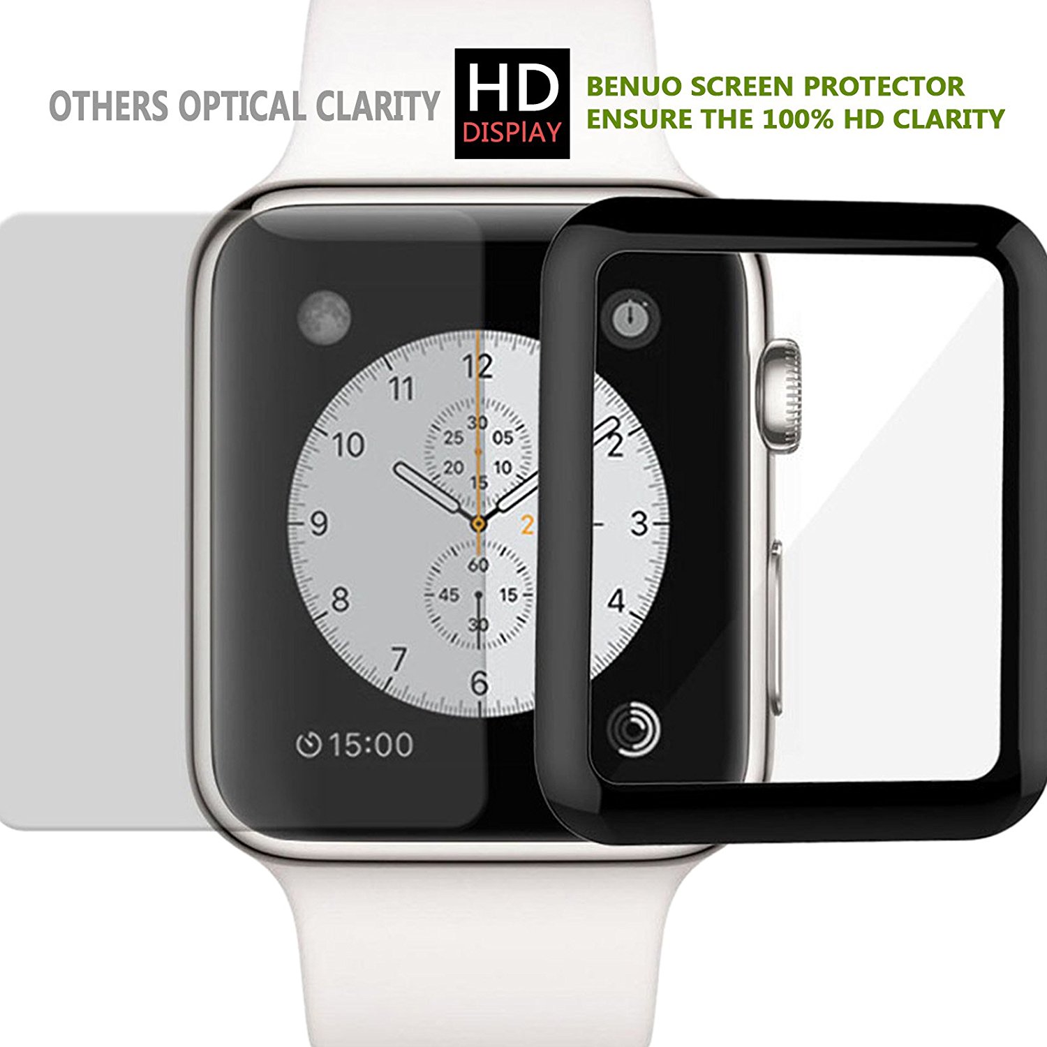 Accesorios y Gadgets  Protector Smartwatch de PMMA p/ pantalla de Apple Watch 38mm PMMA 