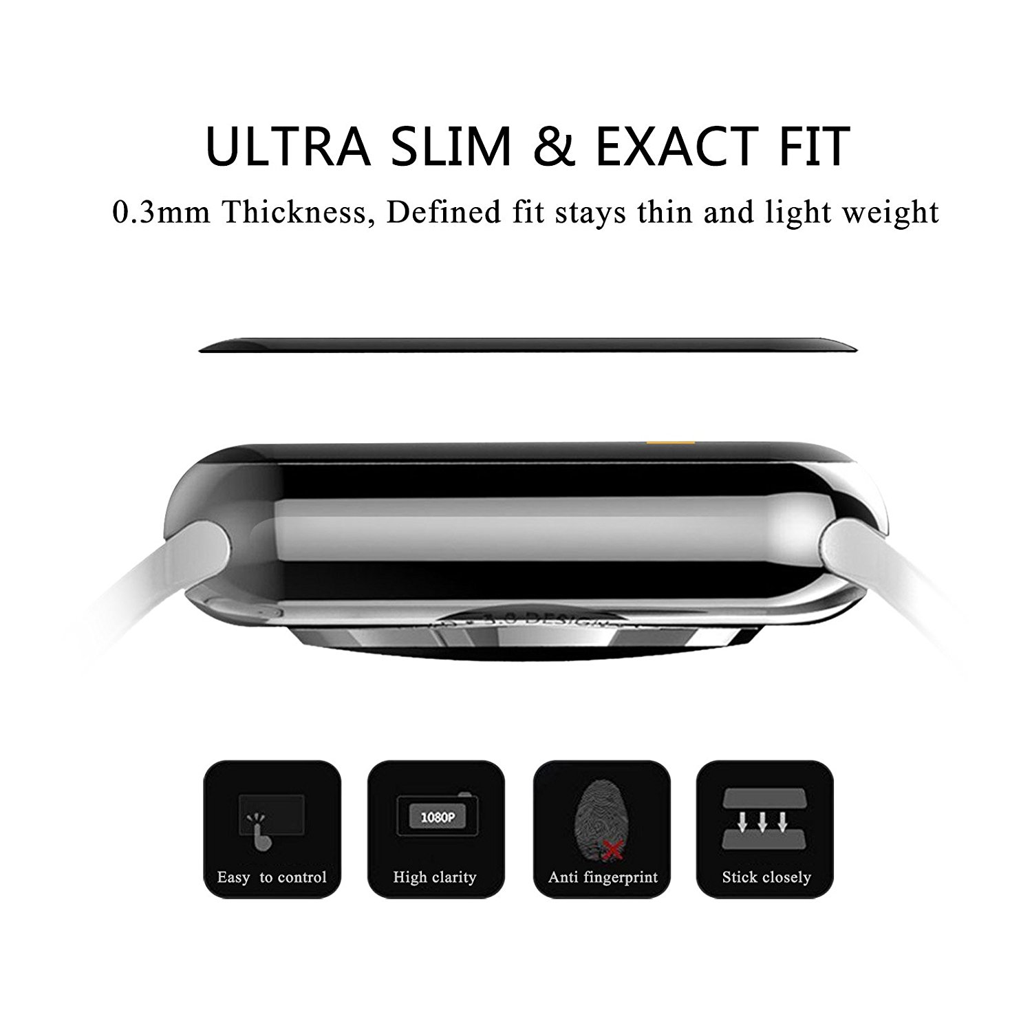 Accesorios y Gadgets  Protector Smartwatch de PMMA p/ pantalla de Apple Watch 44mm PMMA 