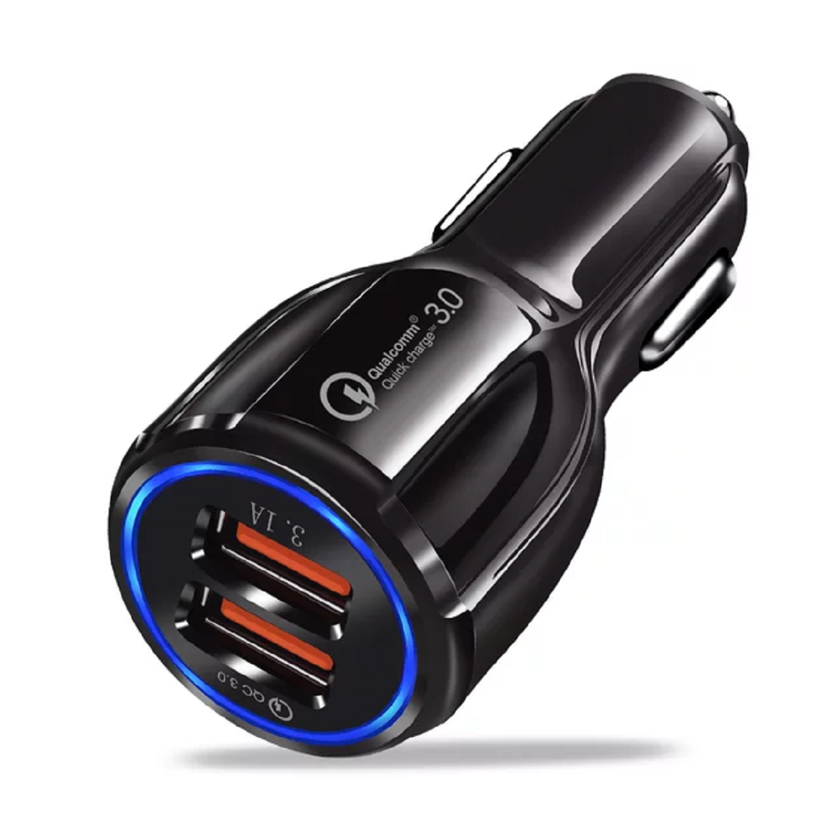 Accesorios y Gadgets  Cargador  para auto Quick Charge QC 3.0 Negro