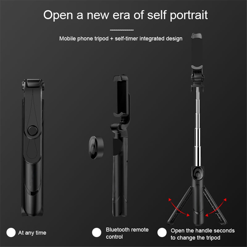 Accesorios y Gadgets  Soporte Tr�pode Bast�n Selfie Xt09 Negro