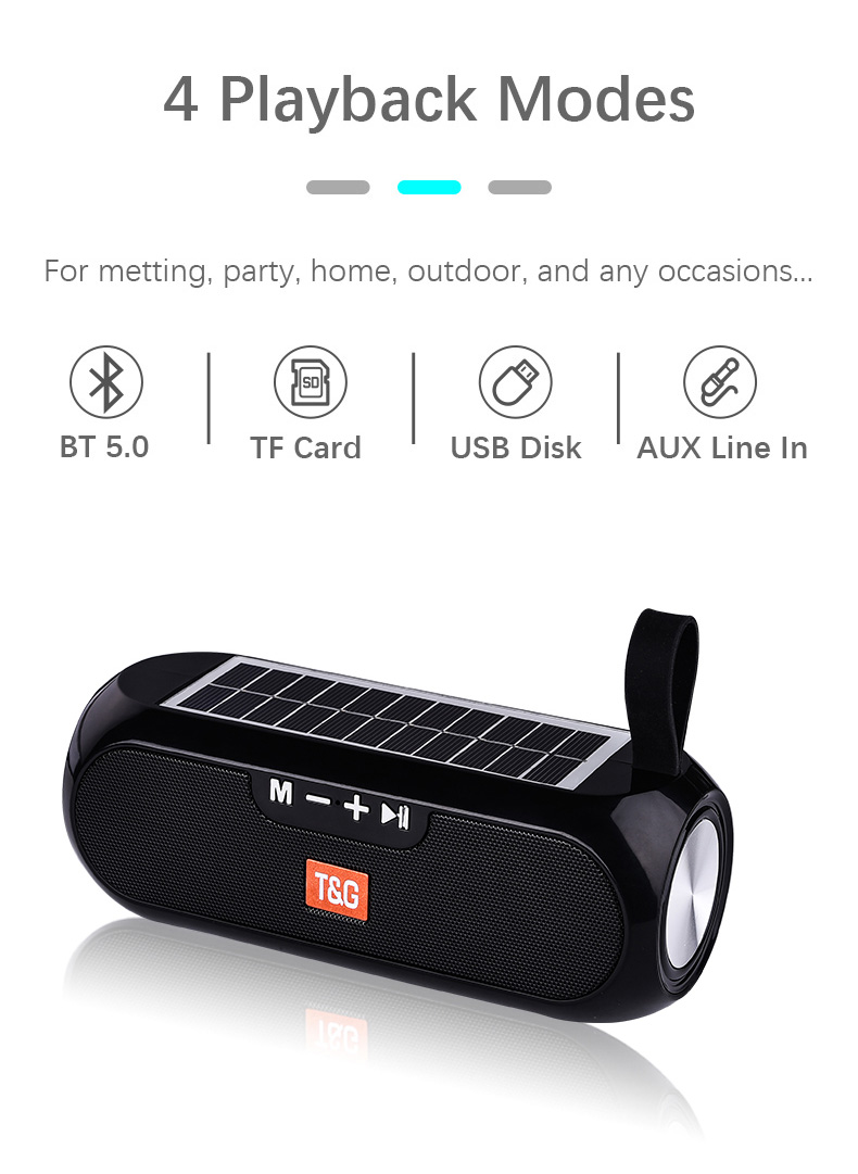 Accesorios y Gadgets  Parlante  port�til bluetooth TG182 Negro