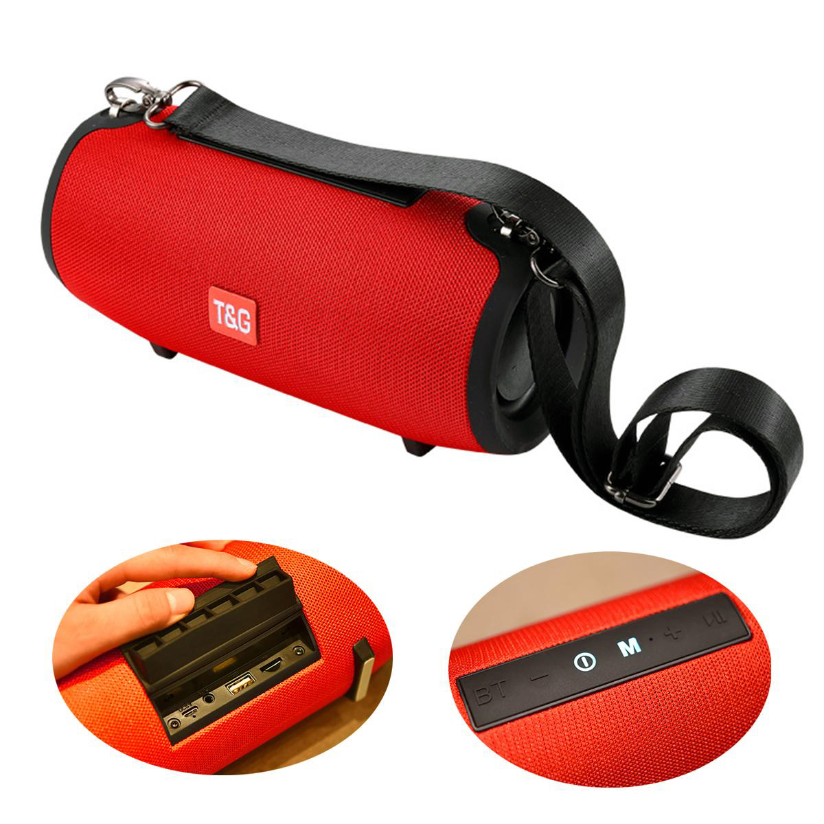 Accesorios y Gadgets  Parlante  port�til bluetooth TG125 Rojo