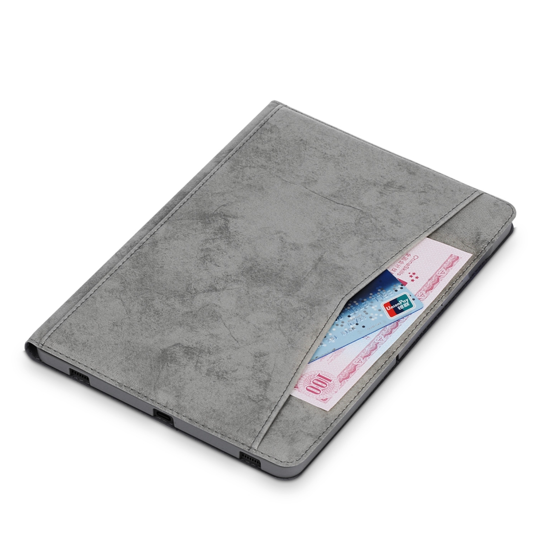 Protectores para Tablet  para Samsung  Galaxy Tab S7 (Sm-T870) Funda flip cover con bolsillo Gris