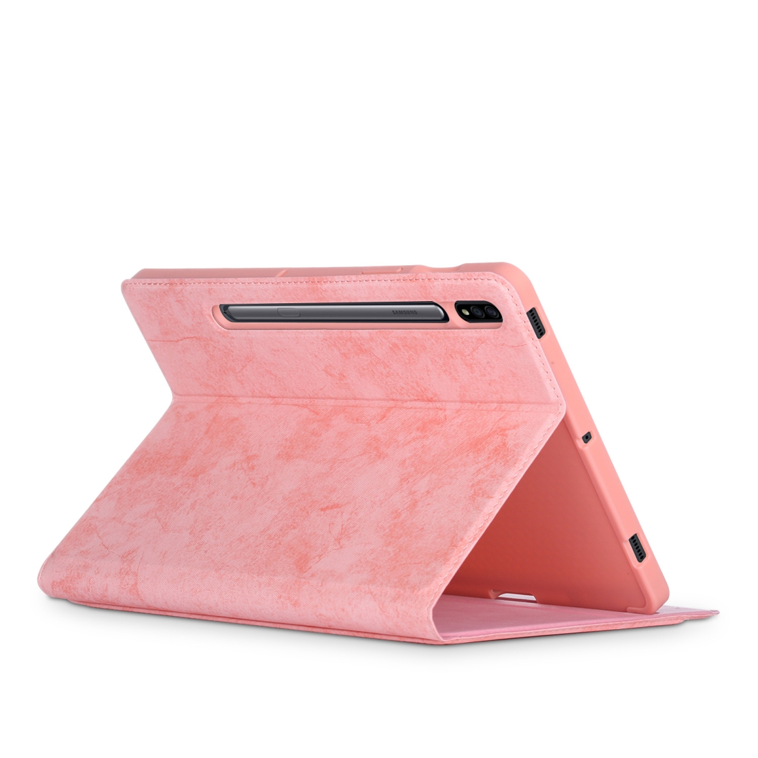 Protectores para Tablet  para Samsung  Galaxy Tab S7 (Sm-T870) Funda flip cover con bolsillo Rosa