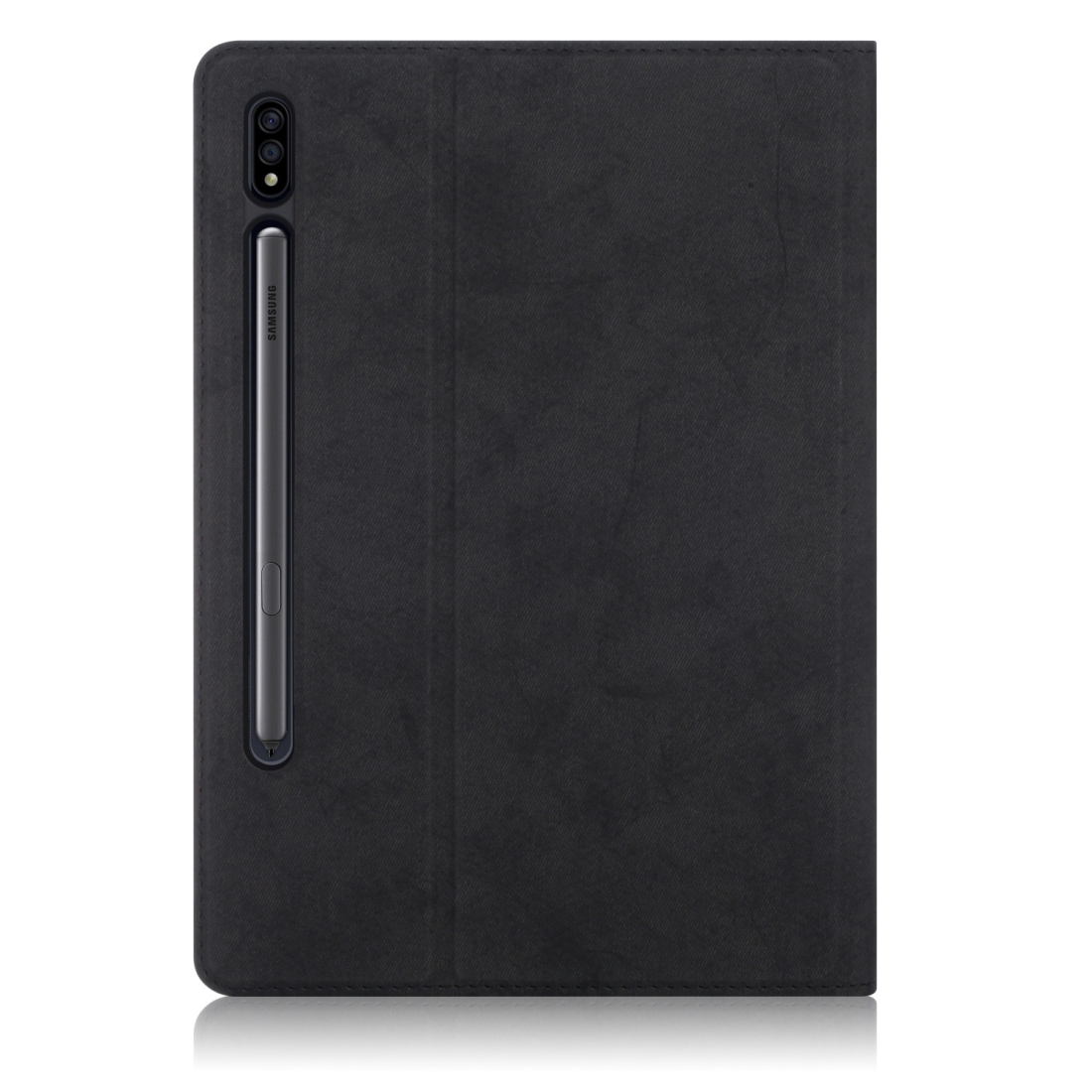 Protectores para Tablet  para Samsung  Galaxy Tab S7 (Sm-T870) Funda flip cover con bolsillo Negro