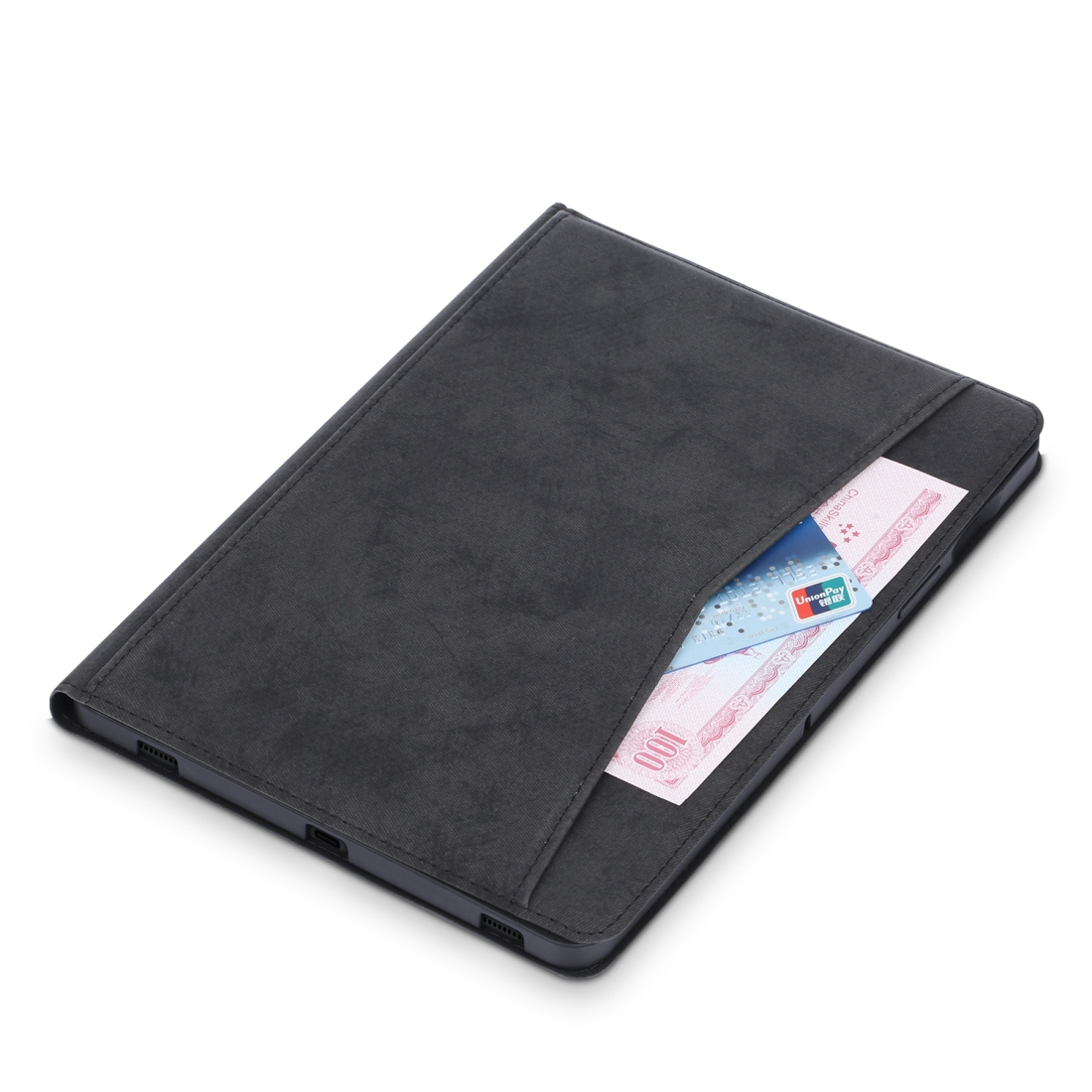 Protectores para Tablet  para Samsung  para Samsung Galaxy Tab S7 Plus Sm-T970 Funda flip cover con bolsillo Negro