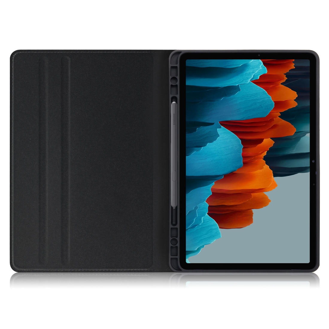 Protectores para Tablet  para Samsung  para Samsung Galaxy Tab S7 Plus Sm-T970 Funda flip cover con bolsillo Gris