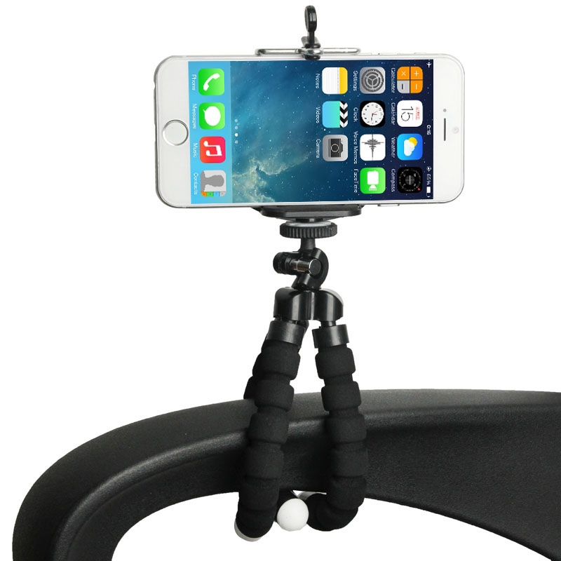 Accesorios y Gadgets  Soporte Flexible Octopus S-DCA-0239 Negro
