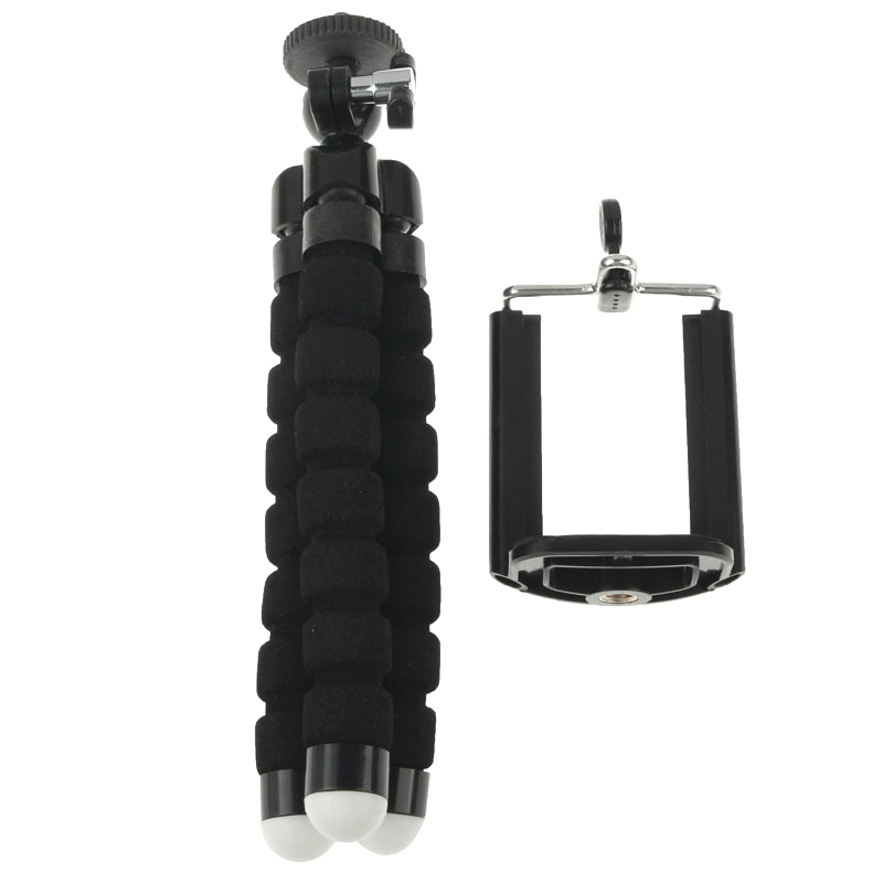 Accesorios y Gadgets  Soporte Flexible Octopus S-DCA-0239 Negro