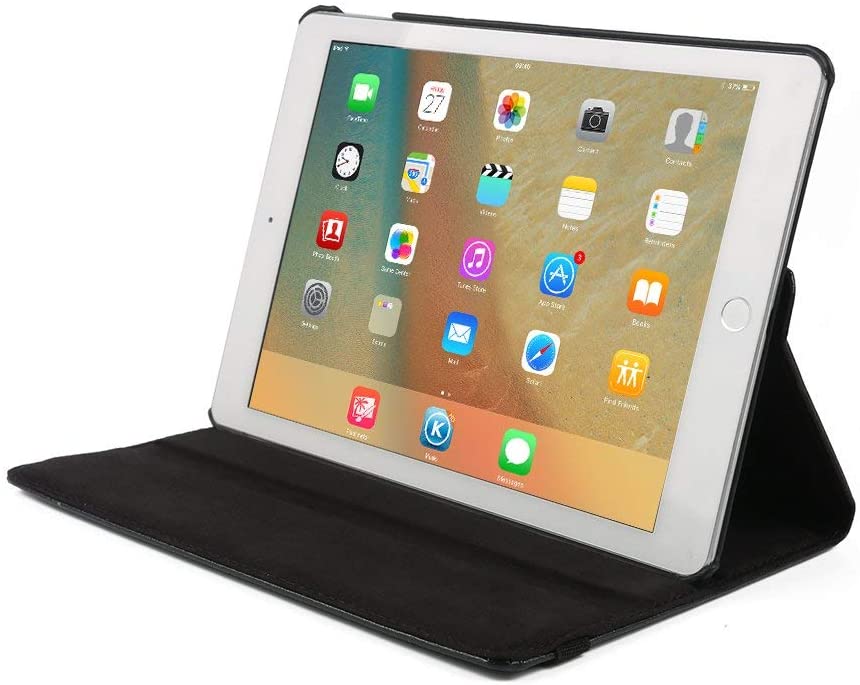Protectores para Tablet  para Apple  iPad Mini 5 Funda flip cover 360 giratoria Negro