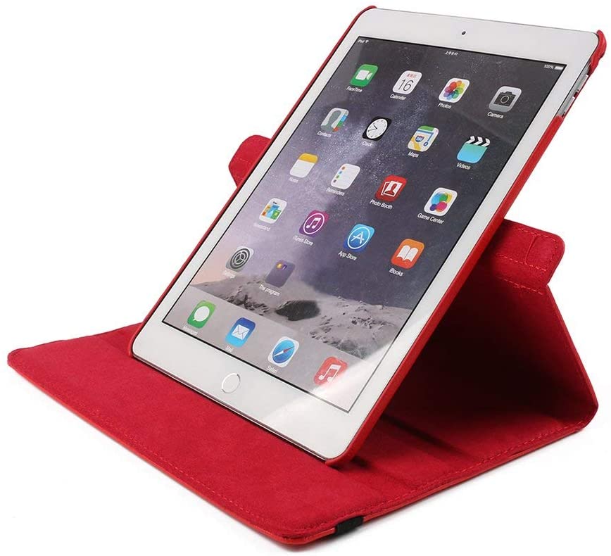 Protectores para Tablet  para Apple  iPad Mini 5 Funda flip cover 360 giratoria Rojo