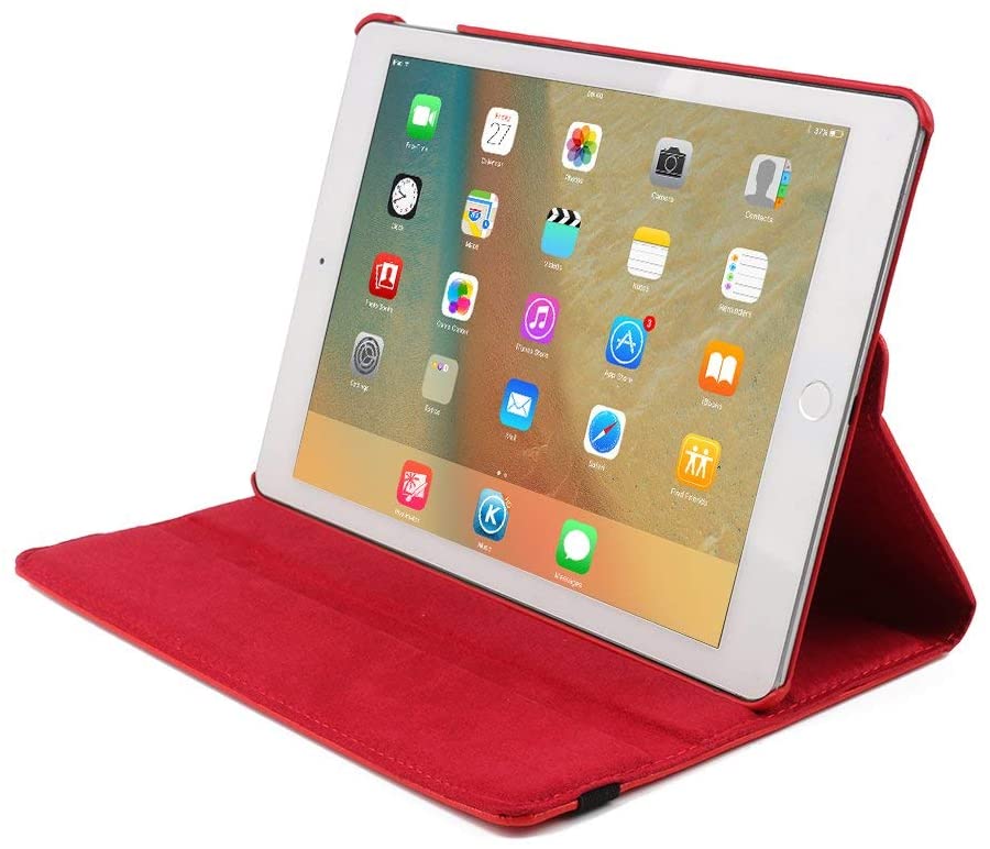 Protectores para Tablet  para Apple  iPad Mini 5 Funda flip cover 360 giratoria Rojo