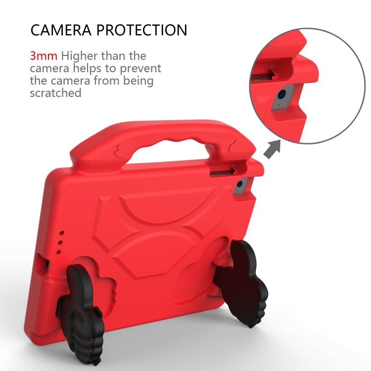 Protectores para Tablet  para Apple  iPad Mini 5 funda infantil con manitos Rojo