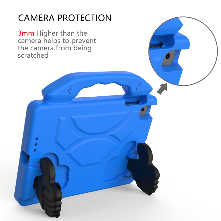 Protectores para Tablet  para Apple  iPad Mini 5 funda infantil con manitos Celeste
