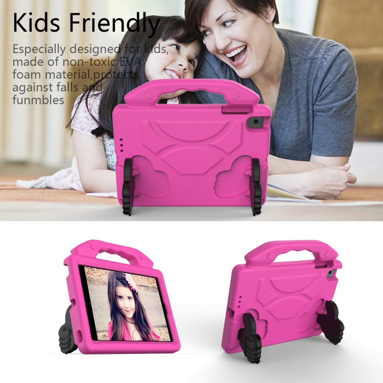 Protectores para Tablet  para Apple  iPad Mini 5 funda infantil con manitos Fucsia