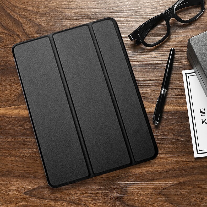 Protectores para Tablet  para Apple  iPad Mini 4 Funda flip cover tri-fold Negro