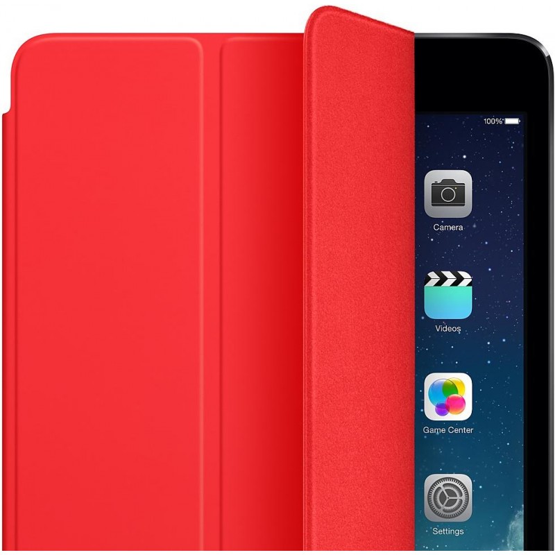 Protectores para Tablet  para Apple  iPad Mini 5 Funda flip cover tri-fold Rojo