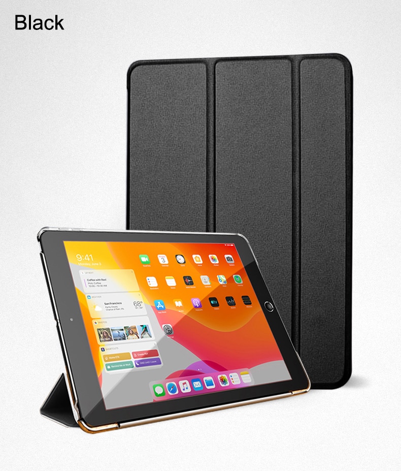 Protectores para Tablet  para Apple  iPad Mini 5 Funda flip cover tri-fold Negro