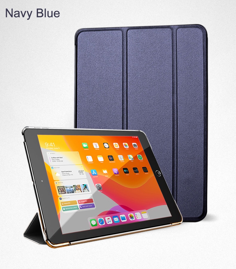 Protectores para Tablet  para Apple  iPad Mini 5 Funda flip cover tri-fold Azul