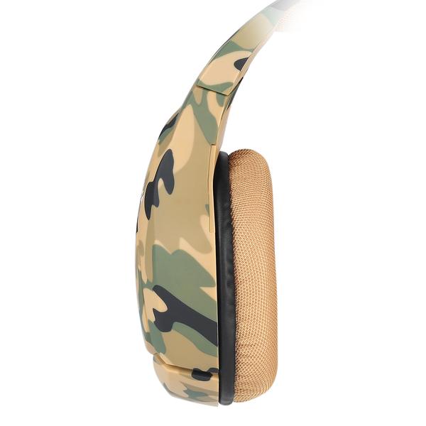 Accesorios y Gadgets  Auriculares  con cable vincha gamer K1-b Camuflado amarillo