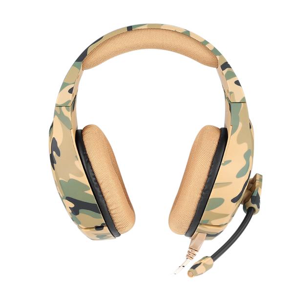 Accesorios y Gadgets  Auriculares  con cable vincha gamer K1-b Camuflado amarillo