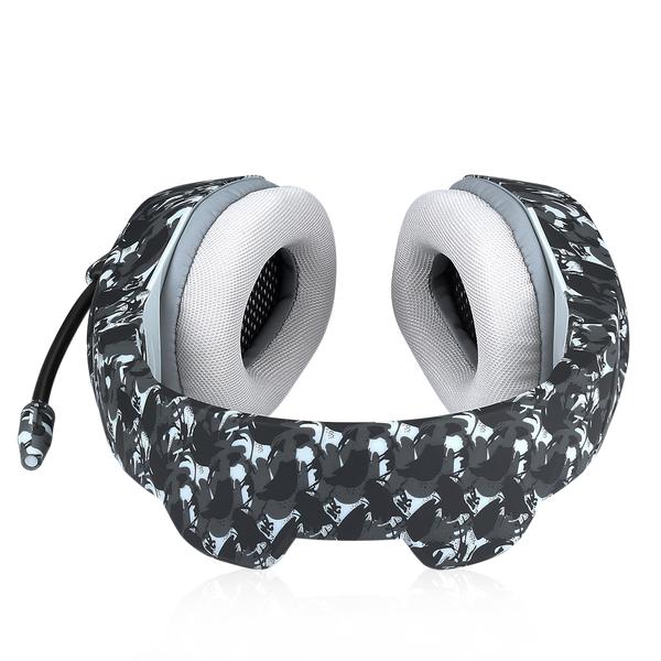 Accesorios y Gadgets  Auriculares  con cable vincha gamer K1-b Camuflado gris