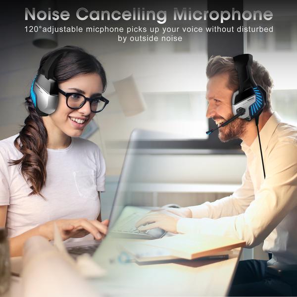 Accesorios y Gadgets  Auriculares  con cable vincha gamer K5 Pro Azul