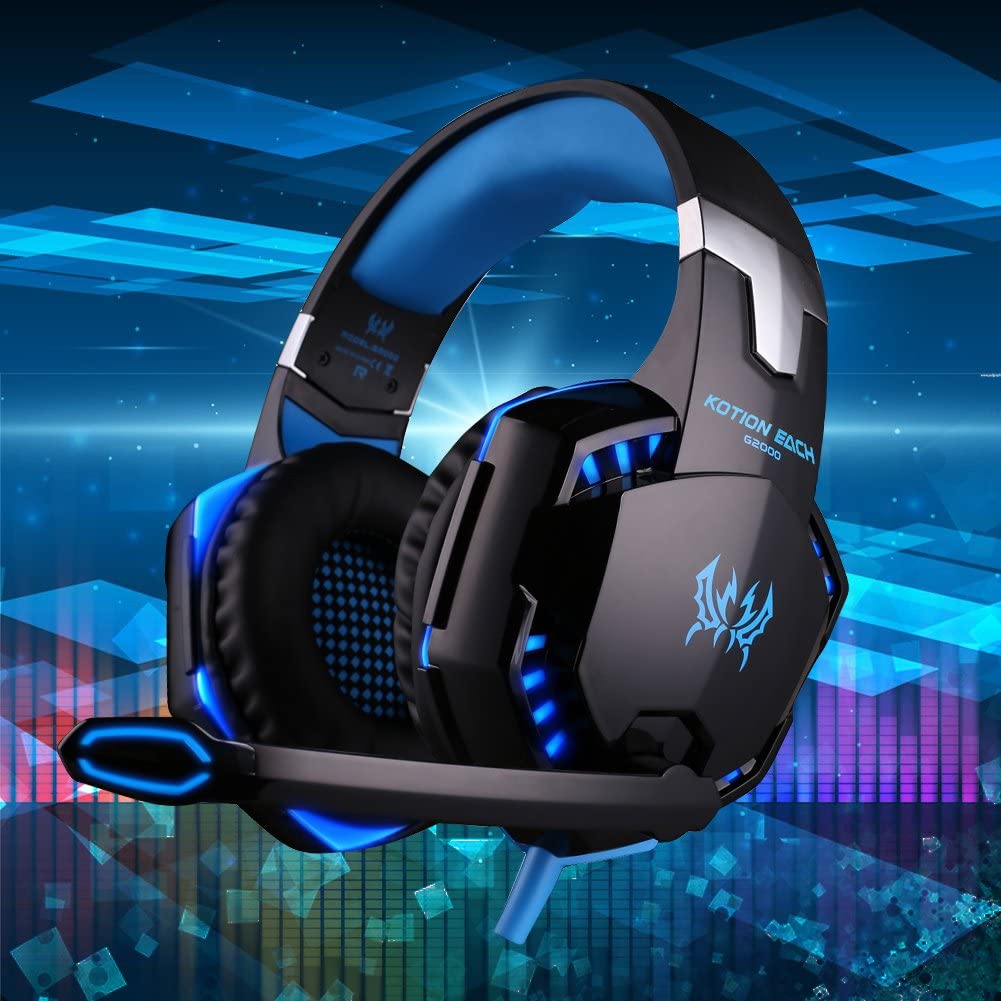 Accesorios y Gadgets  Auriculares  con cable vincha gamer G2000 Azul