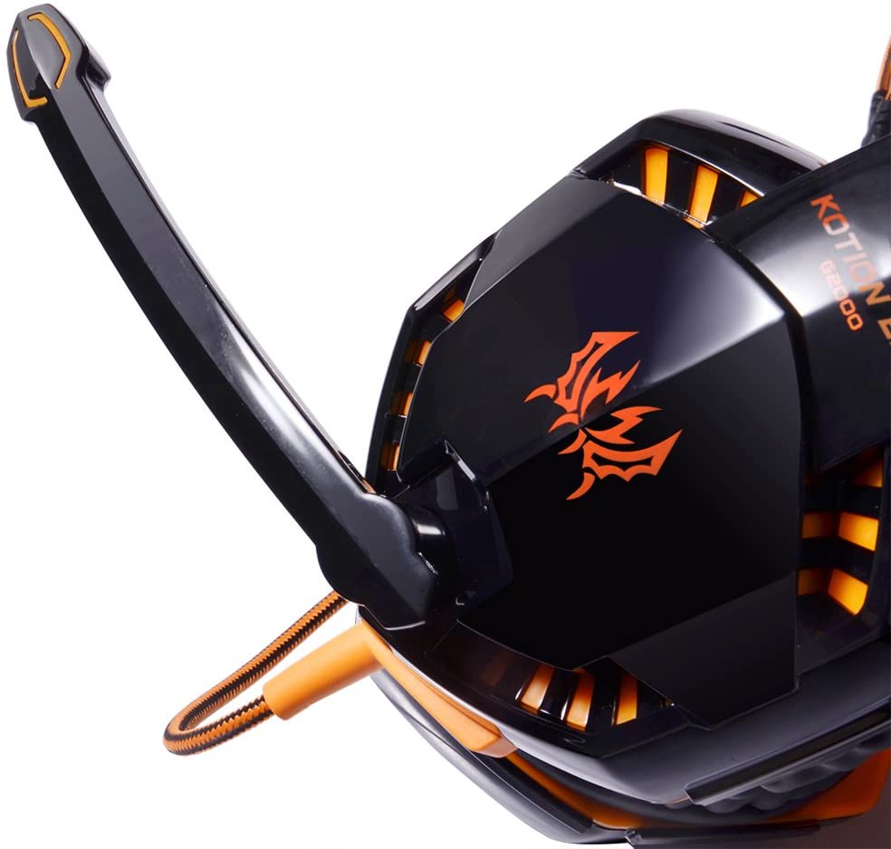Accesorios y Gadgets  Auriculares  con cable vincha gamer G2000 Naranja