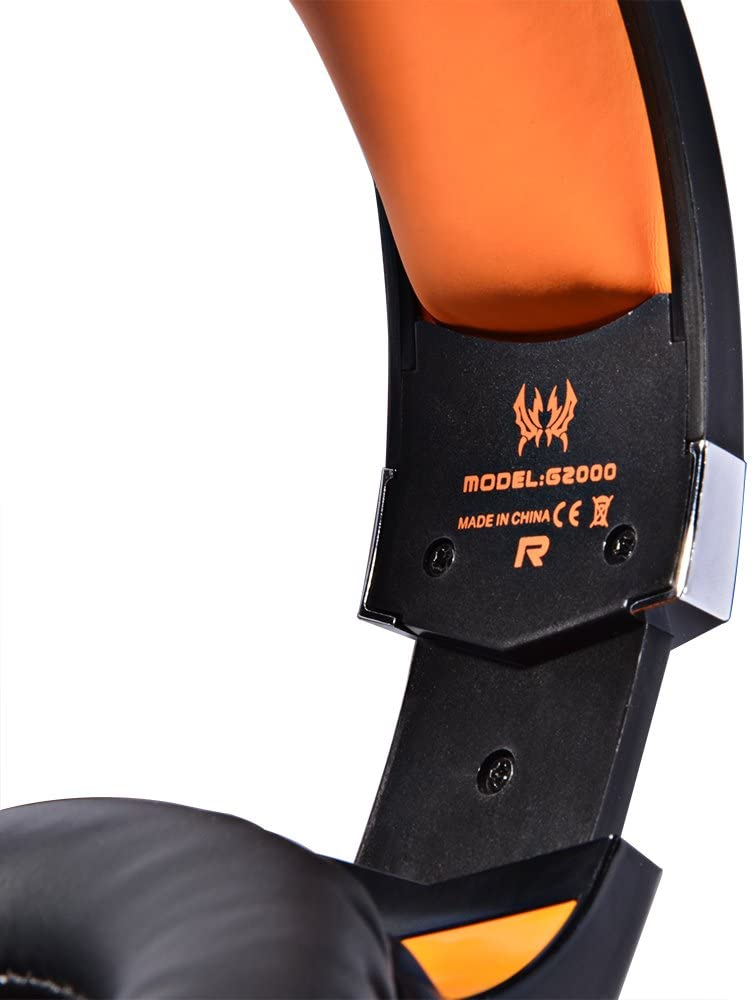 Accesorios y Gadgets  Auriculares  con cable vincha gamer G2000 Naranja