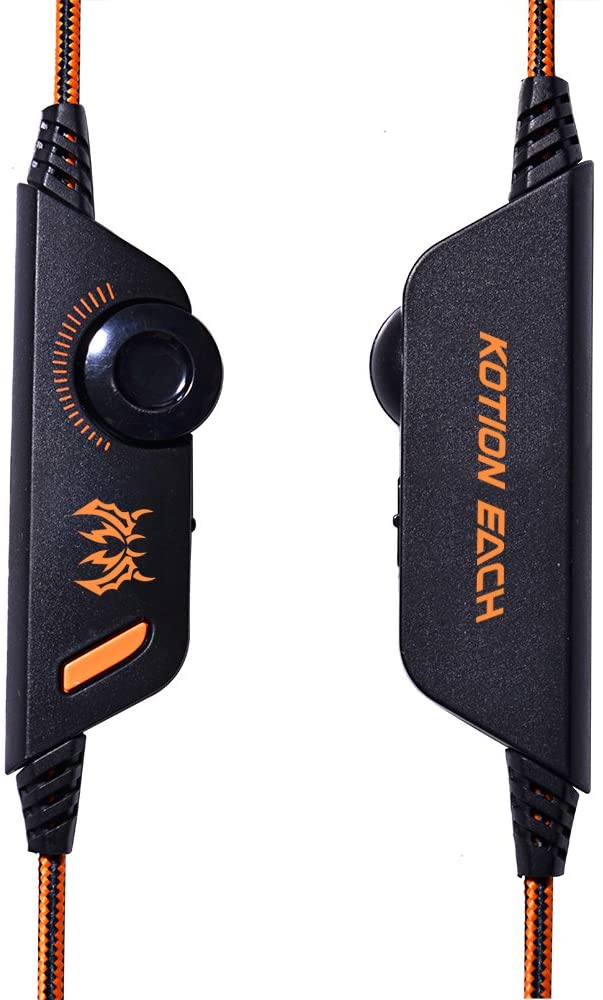 Accesorios y Gadgets  Auriculares  con cable vincha gamer G2000 Naranja