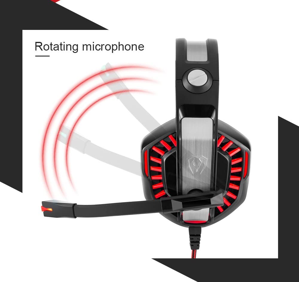 Accesorios y Gadgets  Auriculares  con cable vincha gamer G2000 v2 (Pro) Rojo