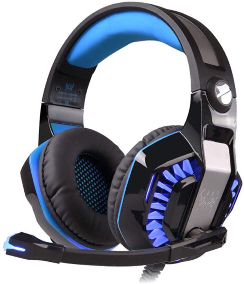 Accesorios y Gadgets  Auriculares  con cable vincha gamer G2000 v2 (Pro) Azul