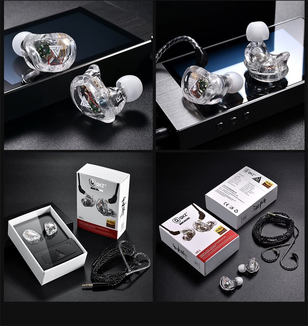 Accesorios y Gadgets  Auriculares  con cable In-ear Vk1 sin Mic Transparente 