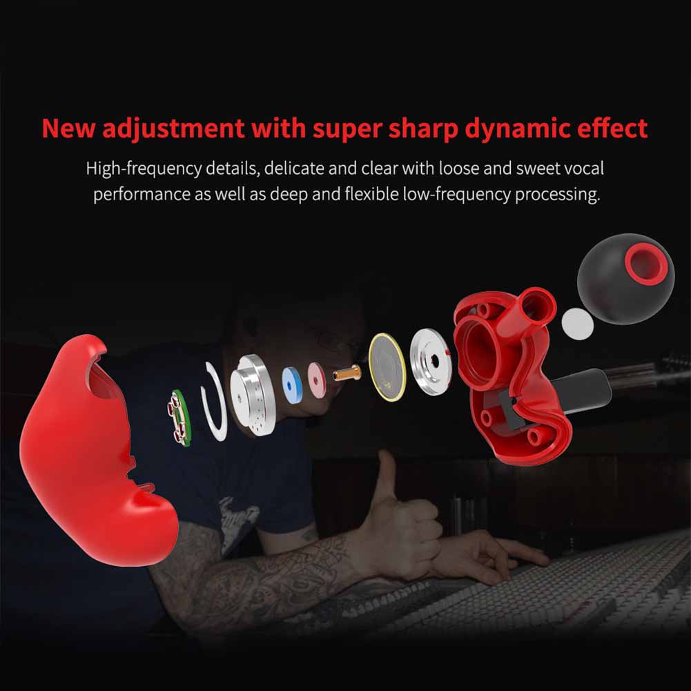 Accesorios y Gadgets  Auriculares  con cable In-ear Vk3 Rojo
