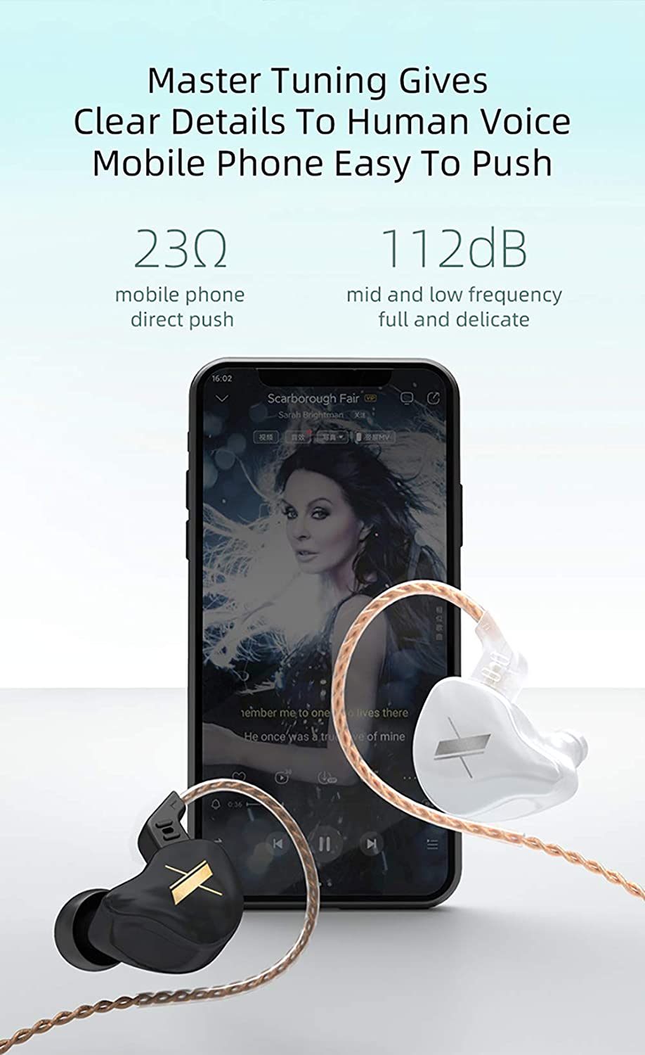 Accesorios y Gadgets  Auriculares  con cable In-ear EDX sin mic Blanco