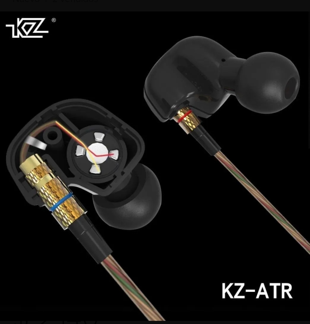 Accesorios y Gadgets  Auriculares  con cable In-ear ATR con mic Negro