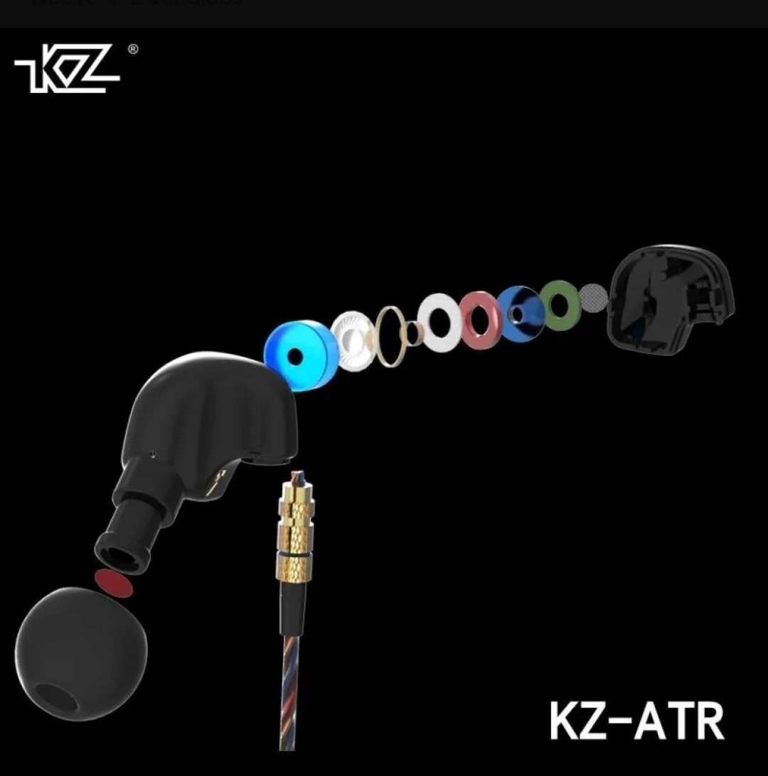 Accesorios y Gadgets  Auriculares  con cable In-ear ATR con mic Negro