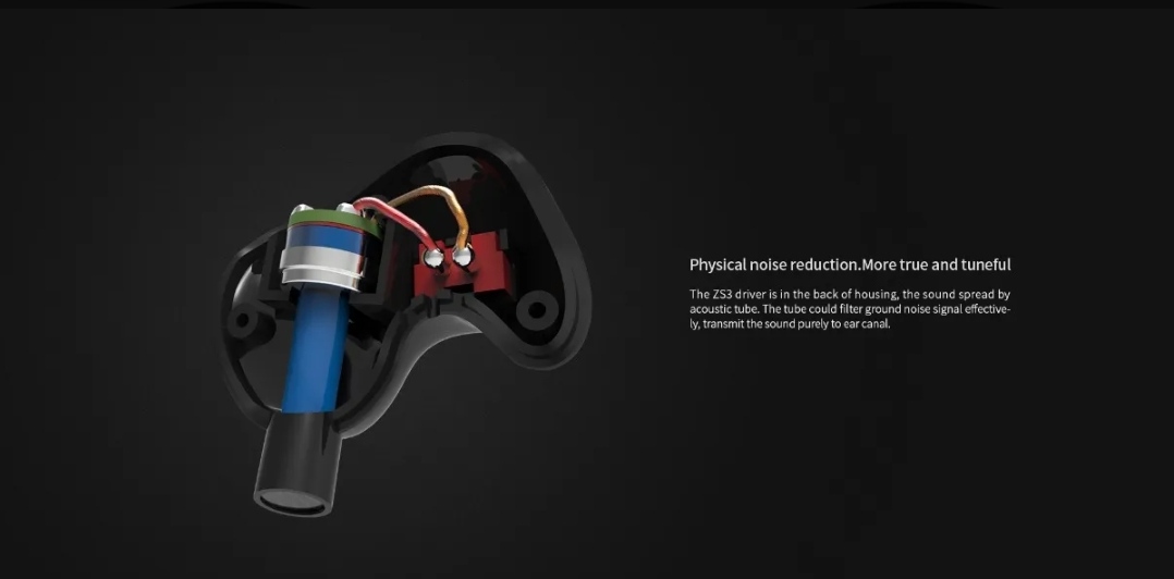 Accesorios y Gadgets  Auriculares  con cable In-ear Zs3 con mic Negro