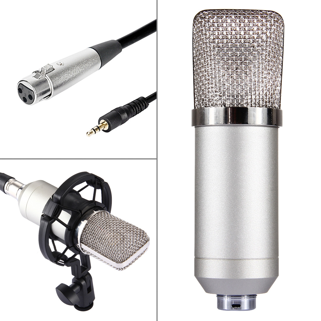 Sector M�sicos  Sonido Profesional  Micr�fonos Micr�fono Condenser PC0123S Plateado
