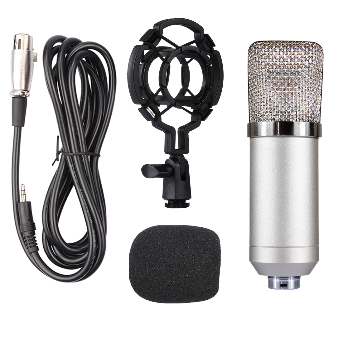 Sector M�sicos  Sonido Profesional  Micr�fonos Micr�fono Condenser PC0123S Plateado