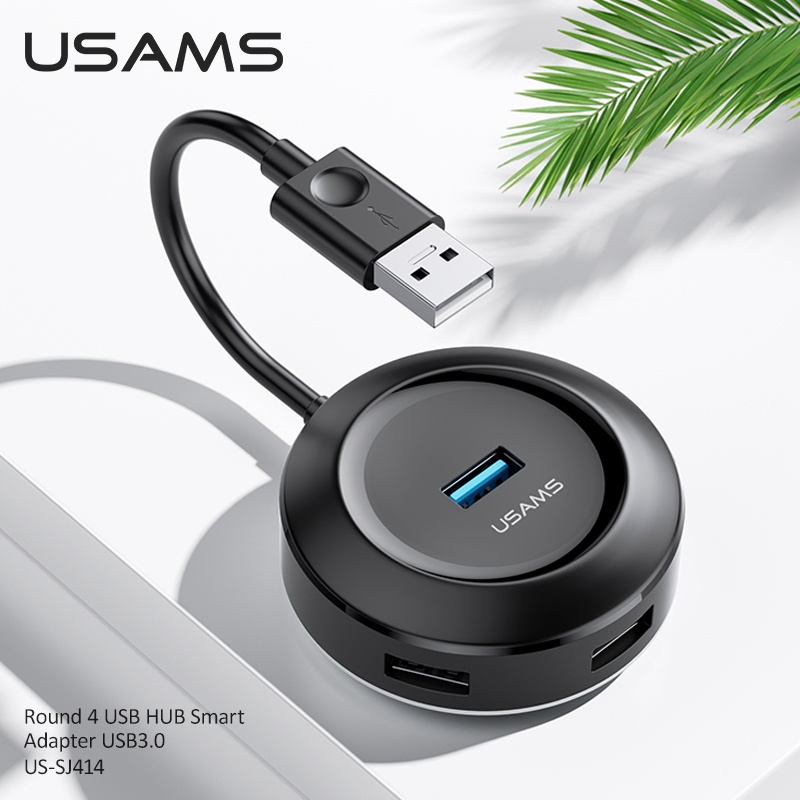Accesorios y Gadgets  Adaptador HUB 4 USB 3.0 Us-Sj414 Negro