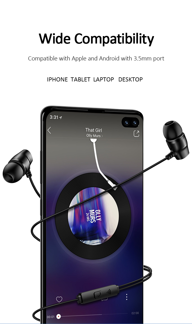 Accesorios y Gadgets  Auriculares  con cable In-ear EP-36 Negro