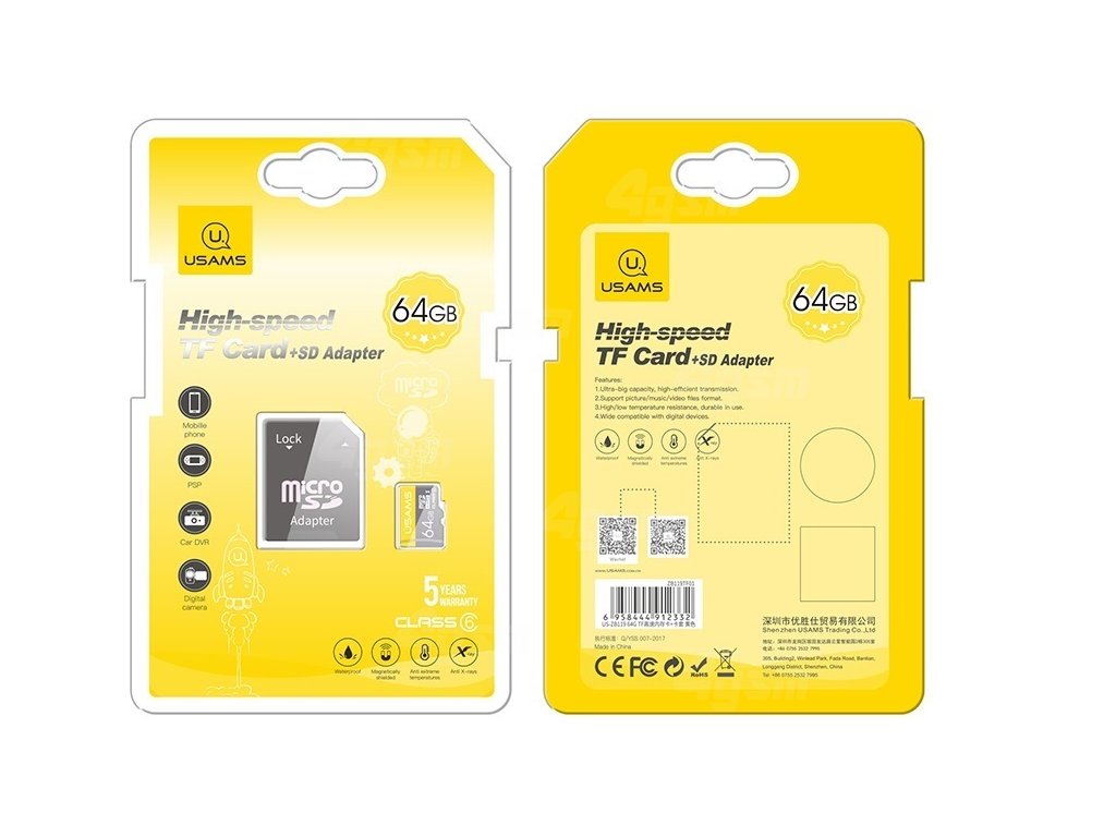 Accesorios y Gadgets  Memoria Micro Sd 64gb C10 