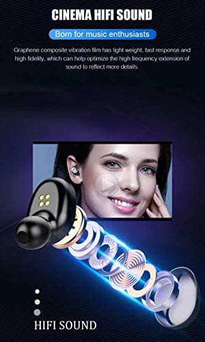 Accesorios y Gadgets  Auriculares  bluetooth In-ear TWS Touch F9 Bluetooth 5.1  Negro