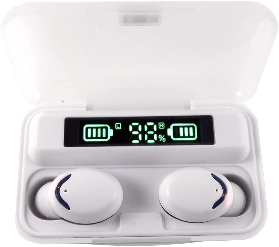 Accesorios y Gadgets  Auriculares  bluetooth In-ear TWS F9-5 Bluetooth 5.1 Blanco